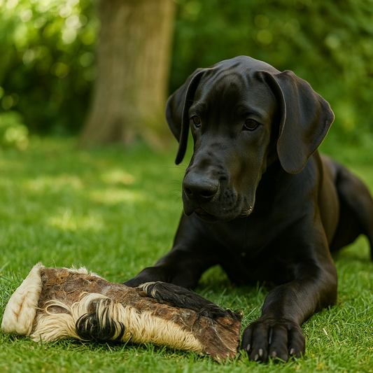 Peaux de bovins avec fourrure