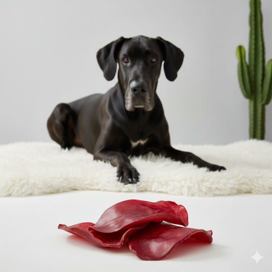 Oreilles de bœuf colorées à la betterave